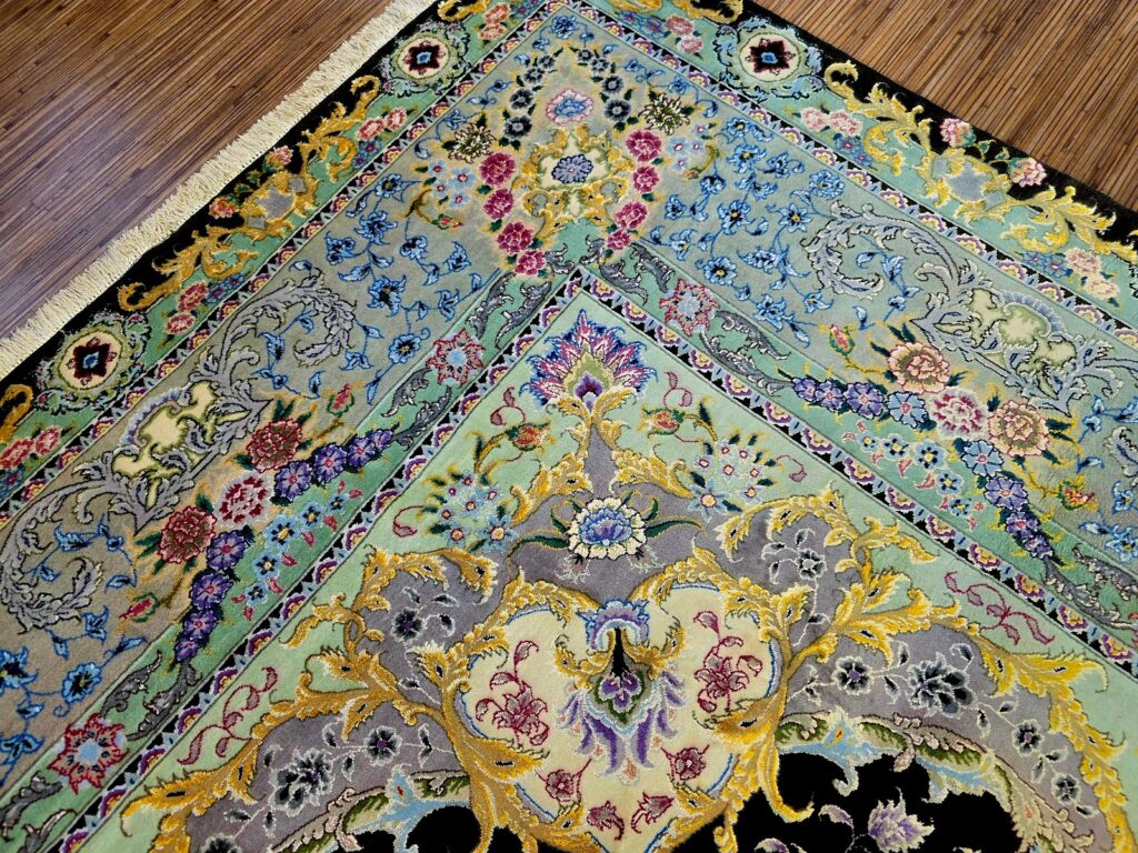 Perserteppich Tabriz 353 x 253 cm Schurwolle & Seide handgeknüpft