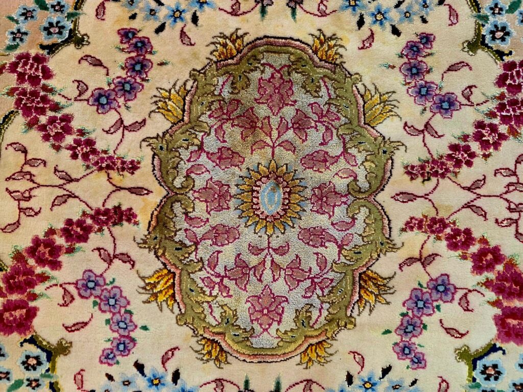 Perserteppich Tabriz 353 x 253 cm Schurwolle & Seide handgeknüpft