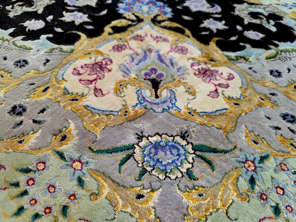 Perserteppich Tabriz 353 x 253 cm Schurwolle & Seide handgeknüpft