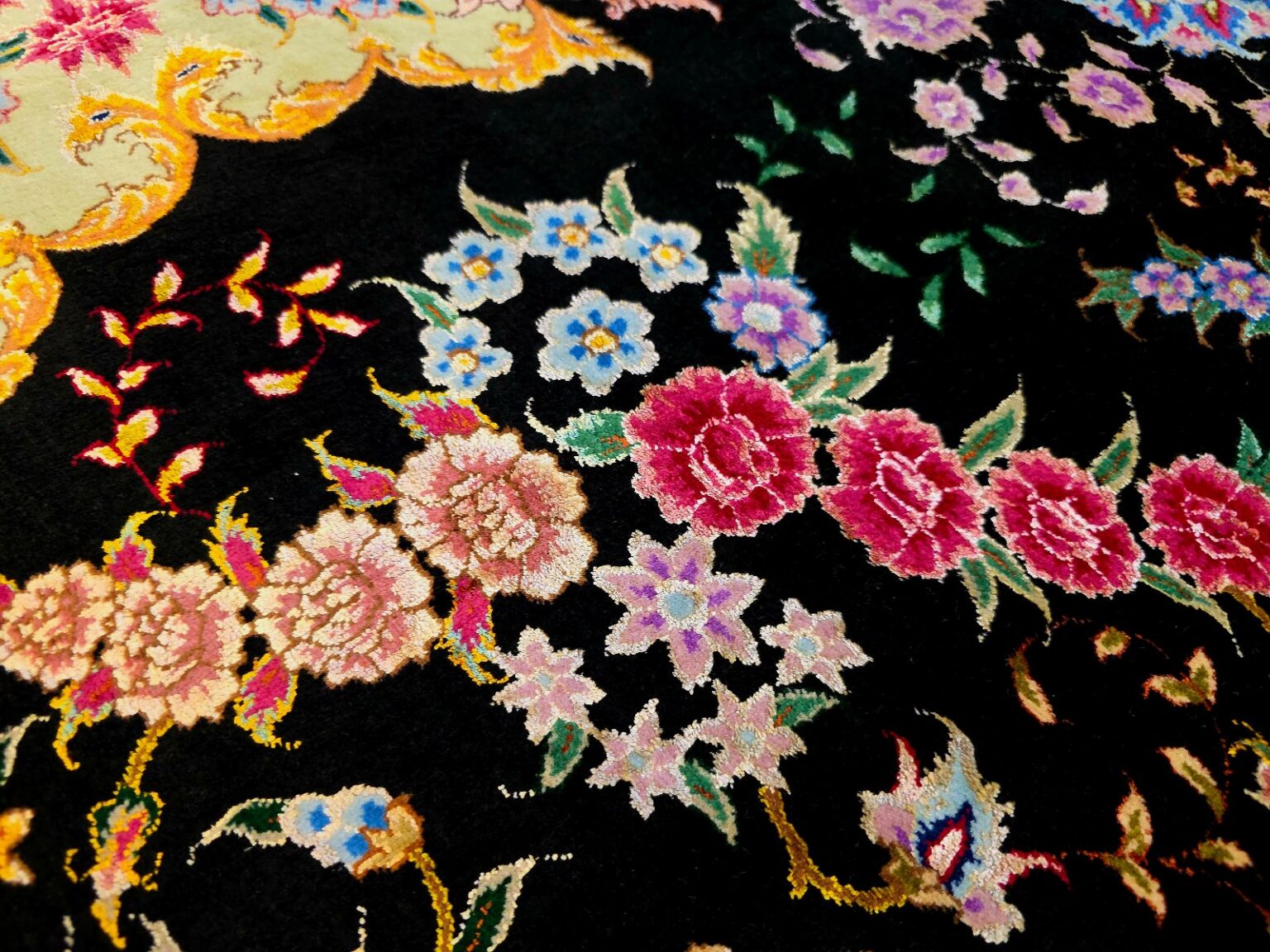 Perserteppich Tabriz 353 x 253 cm Schurwolle & Seide handgeknüpft