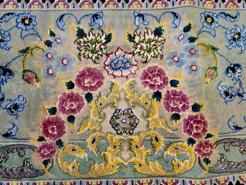 Perserteppich Tabriz 353 x 253 cm Schurwolle & Seide handgeknüpft