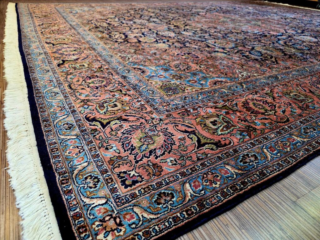 Orientteppich Kashmir 405 x 299 cm Seide handgeknüpft