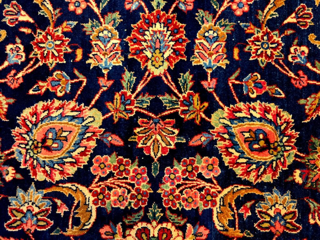 Orientteppich Kashan 352 x 271 cm Schurwolle handgeknüpft