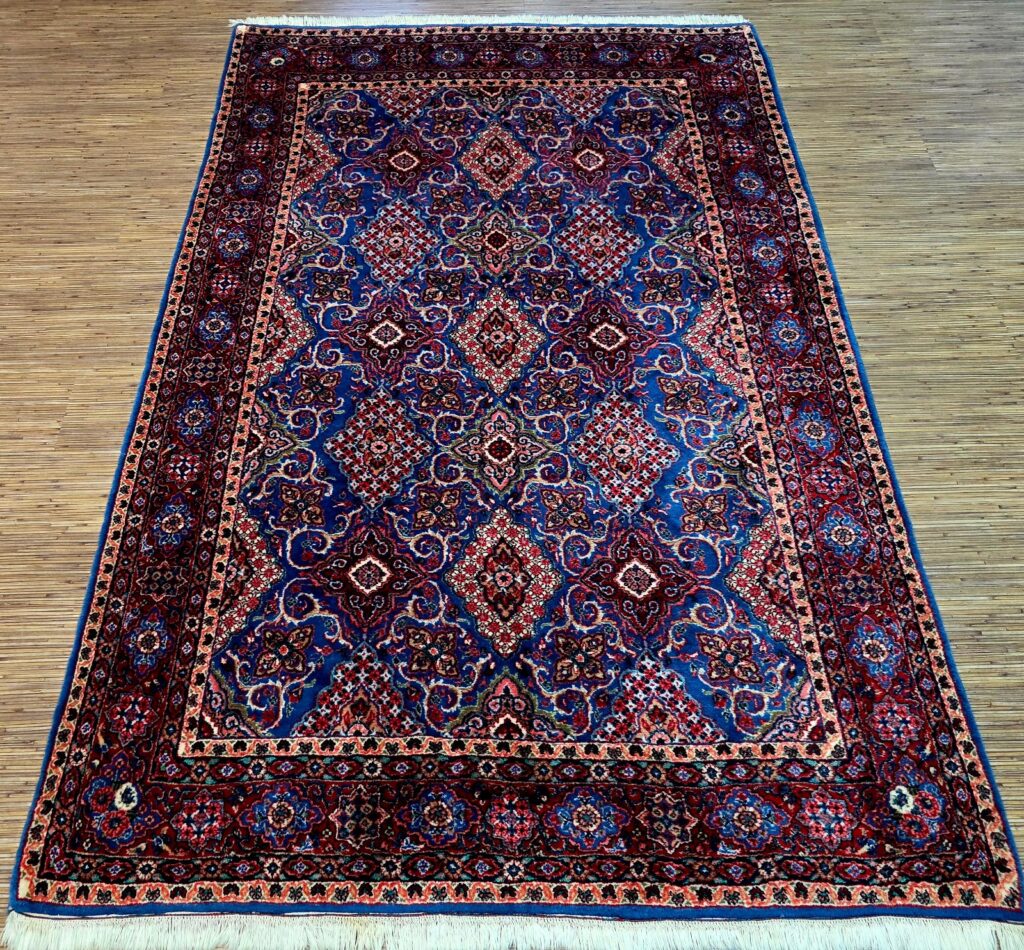 Perserteppich Farahan 235 x 154 cm Schurwolle handgeknüpft