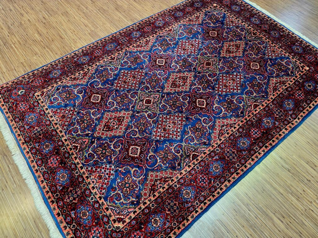 Perserteppich Farahan 235 x 154 cm Schurwolle handgeknüpft