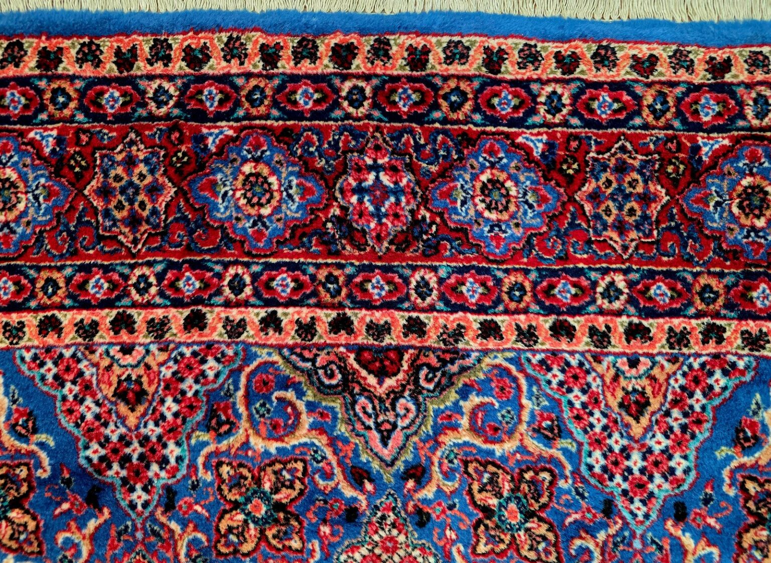 Perserteppich Farahan 235 x 154 cm Schurwolle handgeknüpft