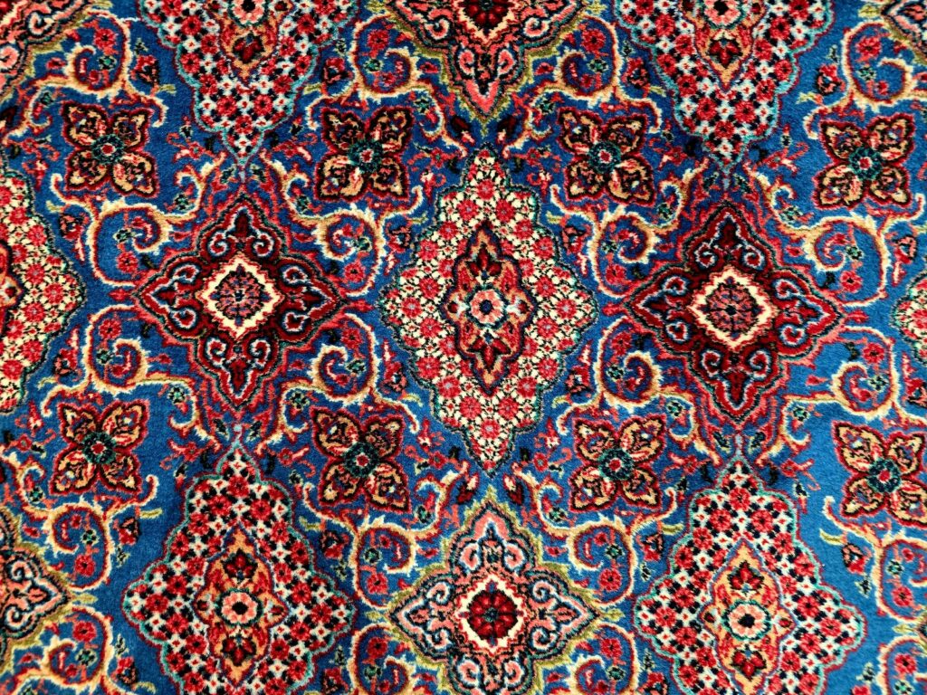 Perserteppich Farahan 235 x 154 cm Schurwolle handgeknüpft