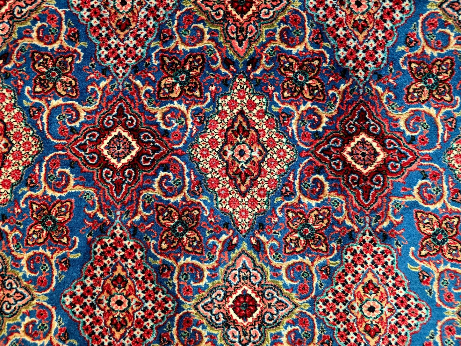 Perserteppich Farahan 235 x 154 cm Schurwolle handgeknüpft