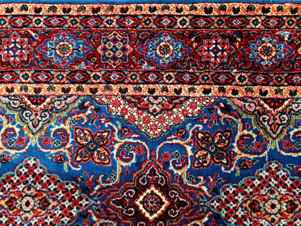 Perserteppich Farahan 235 x 154 cm Schurwolle handgeknüpft