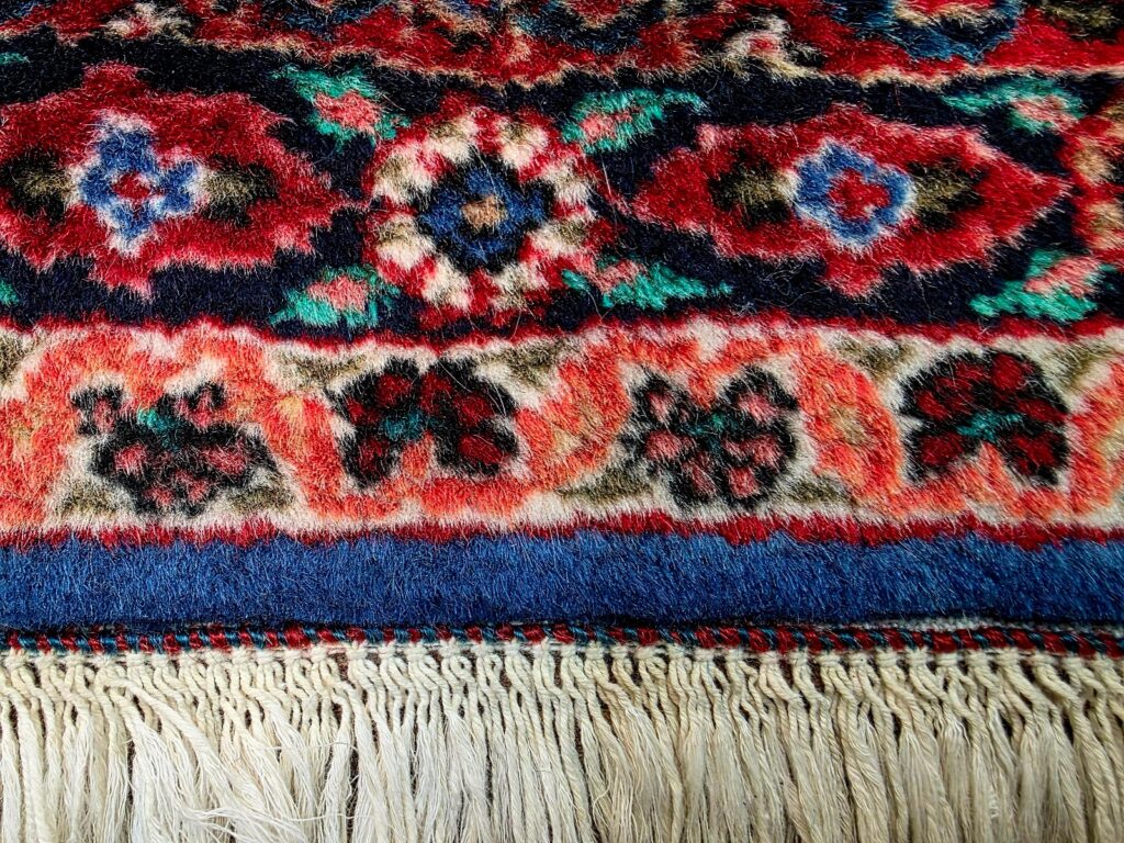 Perserteppich Farahan 235 x 154 cm Schurwolle handgeknüpft