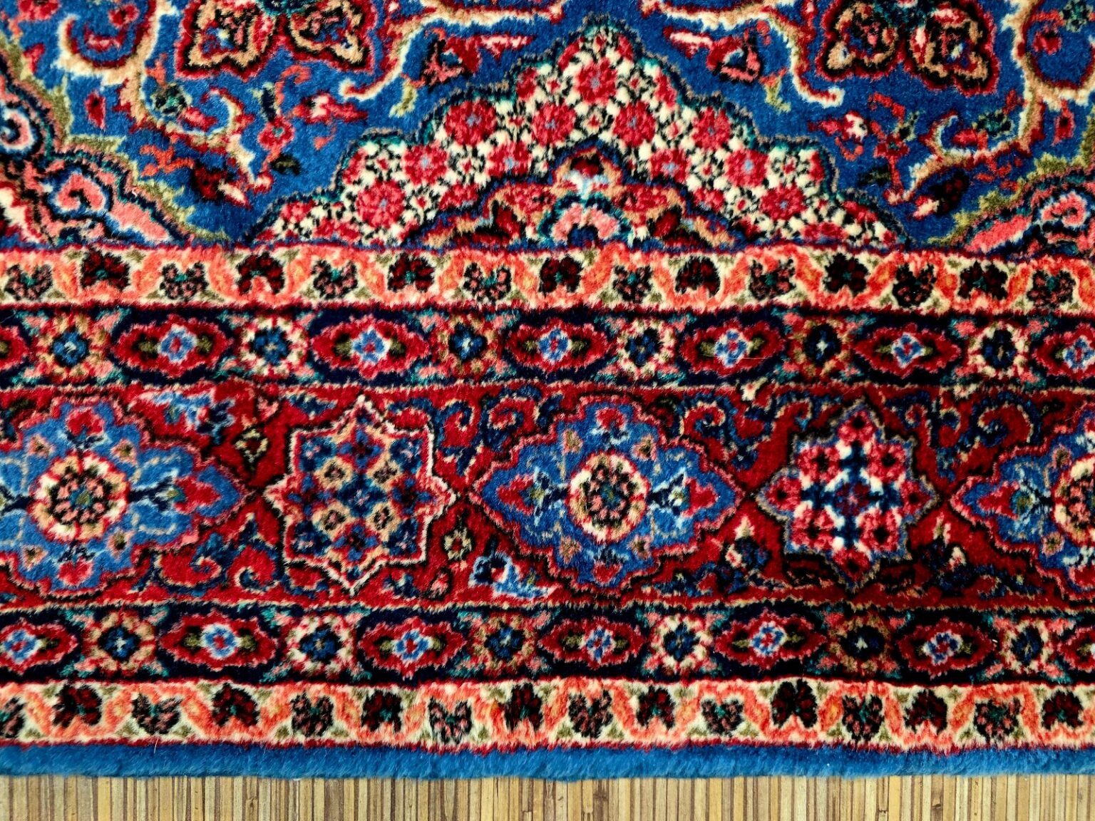 Perserteppich Farahan 235 x 154 cm Schurwolle handgeknüpft