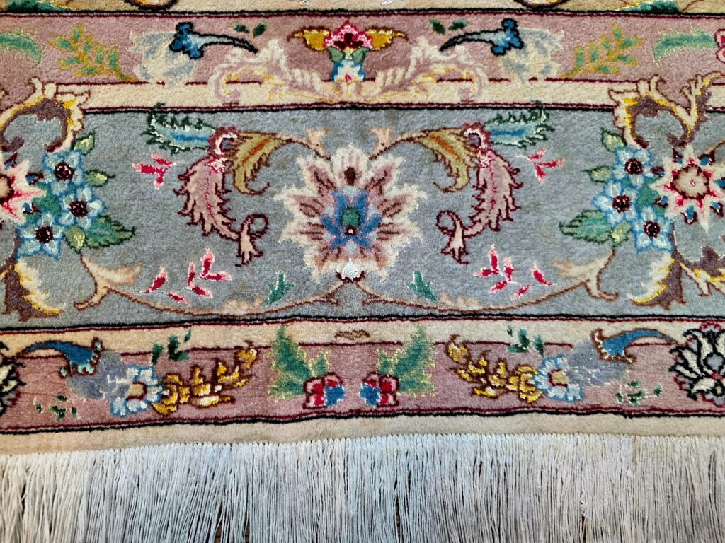 Perserteppich Tabriz 293 x 203 cm Schurwolle & Seide handgeknüpft