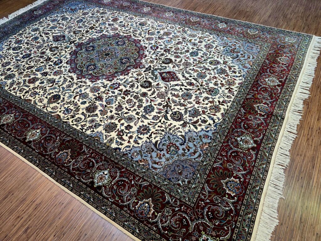 Perserteppich Tabriz 355 x 252 cm Schurwolle handgeknüpft