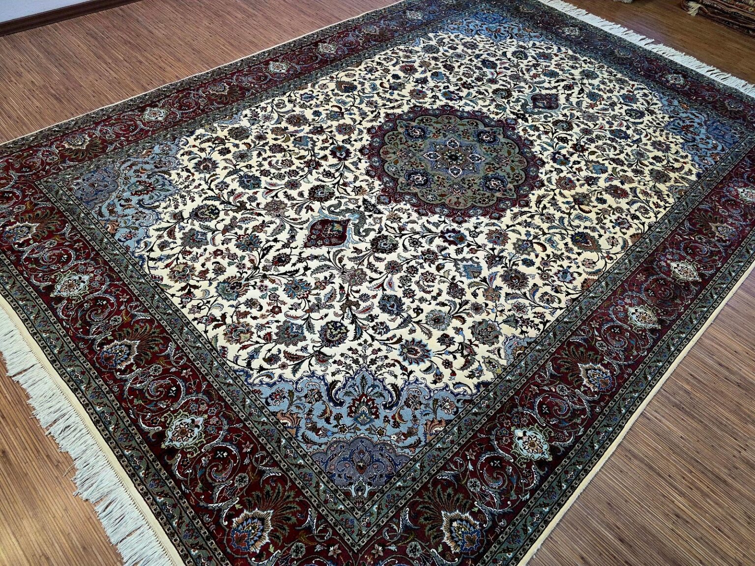 Perserteppich Tabriz 355 x 252 cm Schurwolle handgeknüpft