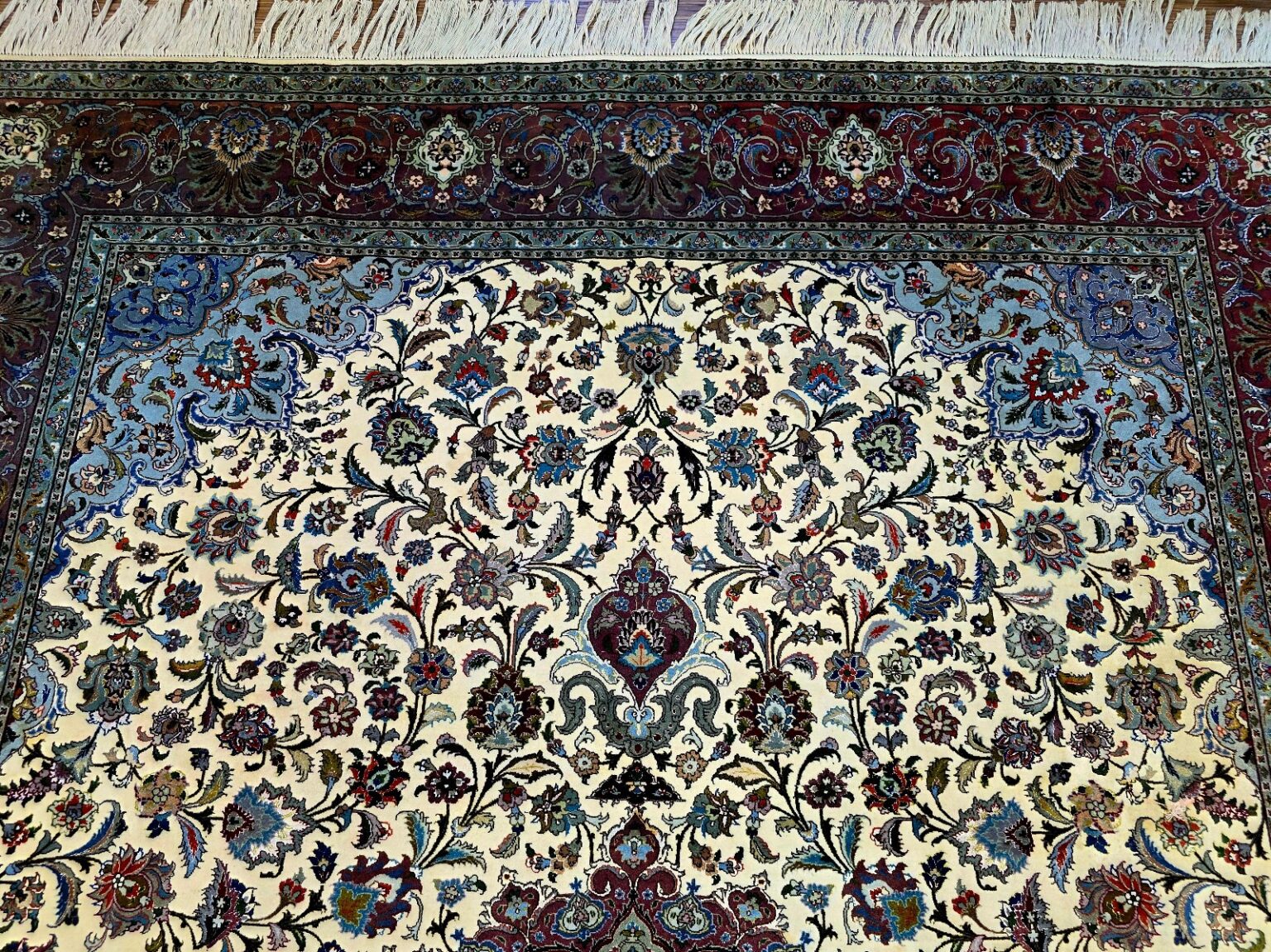 Perserteppich Tabriz 355 x 252 cm Schurwolle handgeknüpft