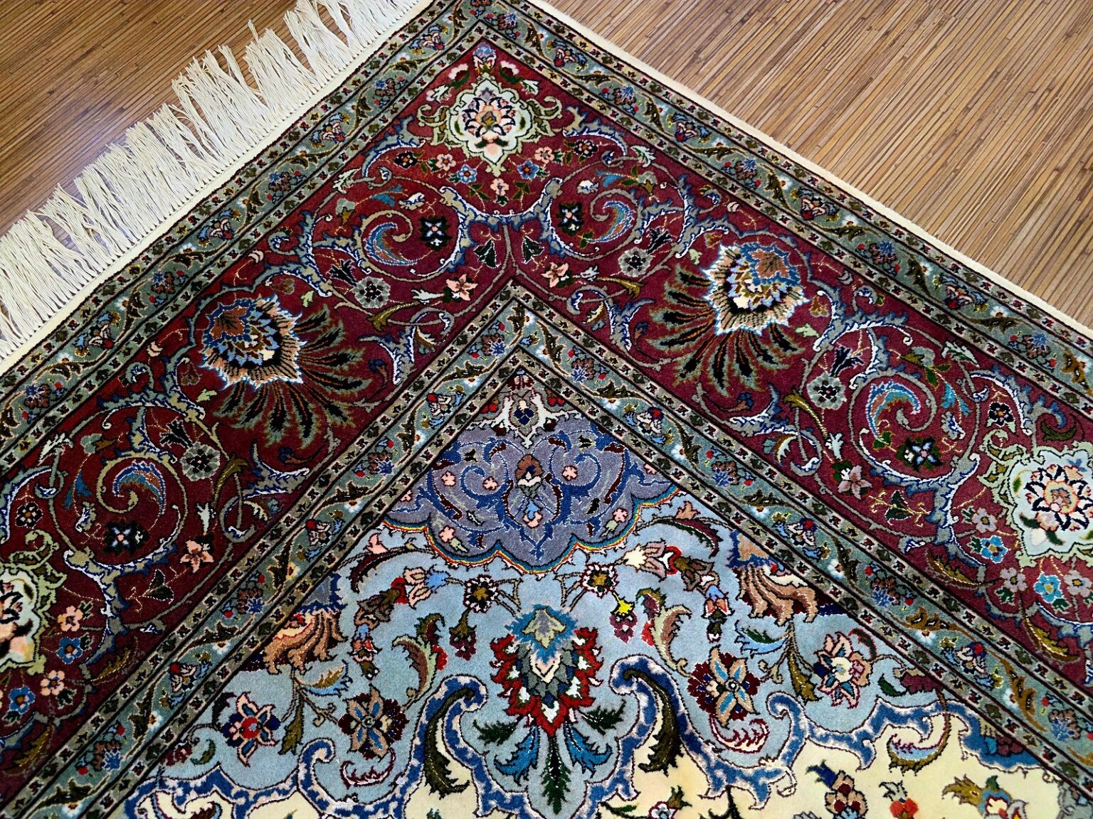 Perserteppich Tabriz 355 x 252 cm Schurwolle handgeknüpft