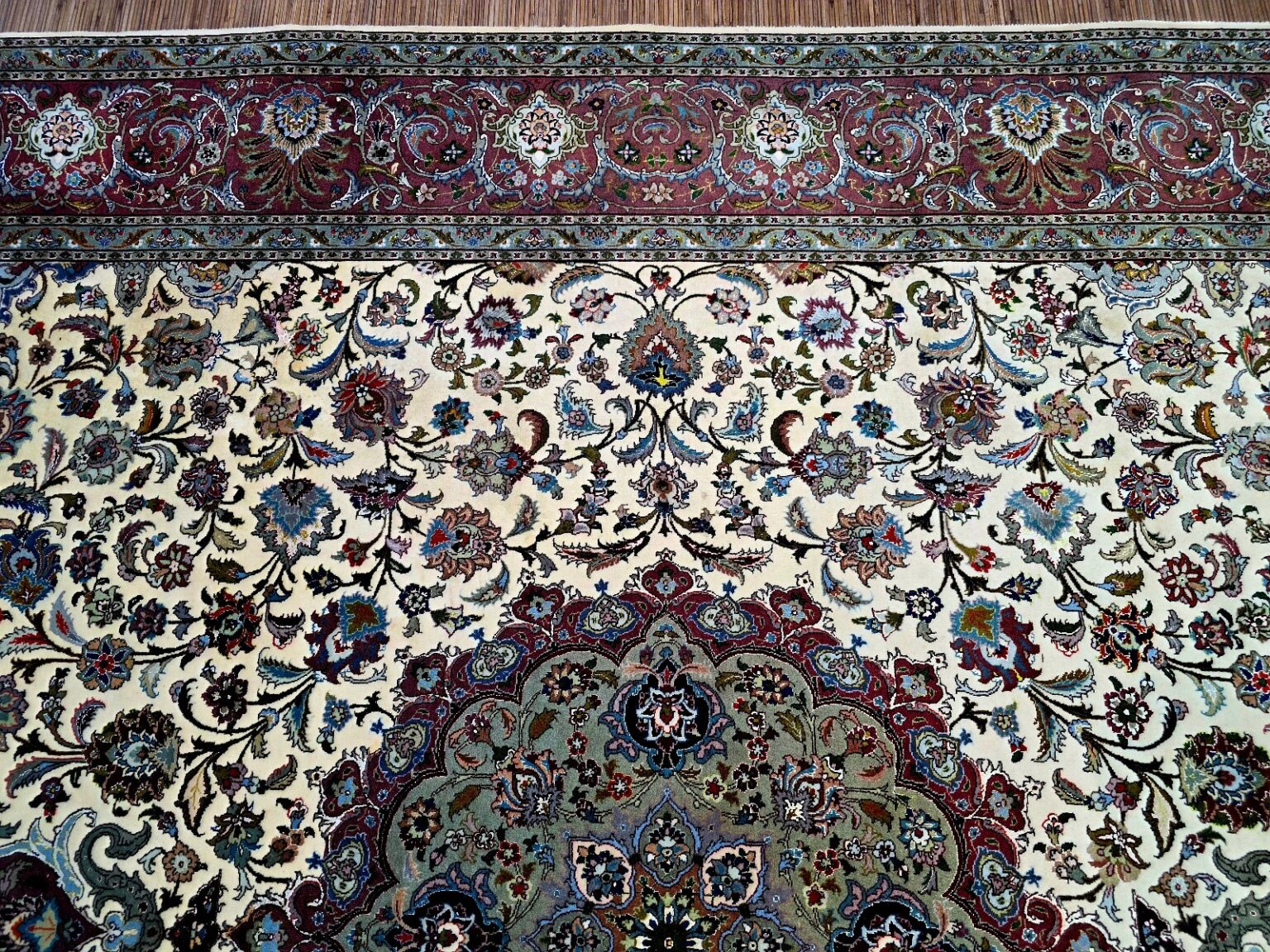Perserteppich Tabriz 355 x 252 cm Schurwolle handgeknüpft