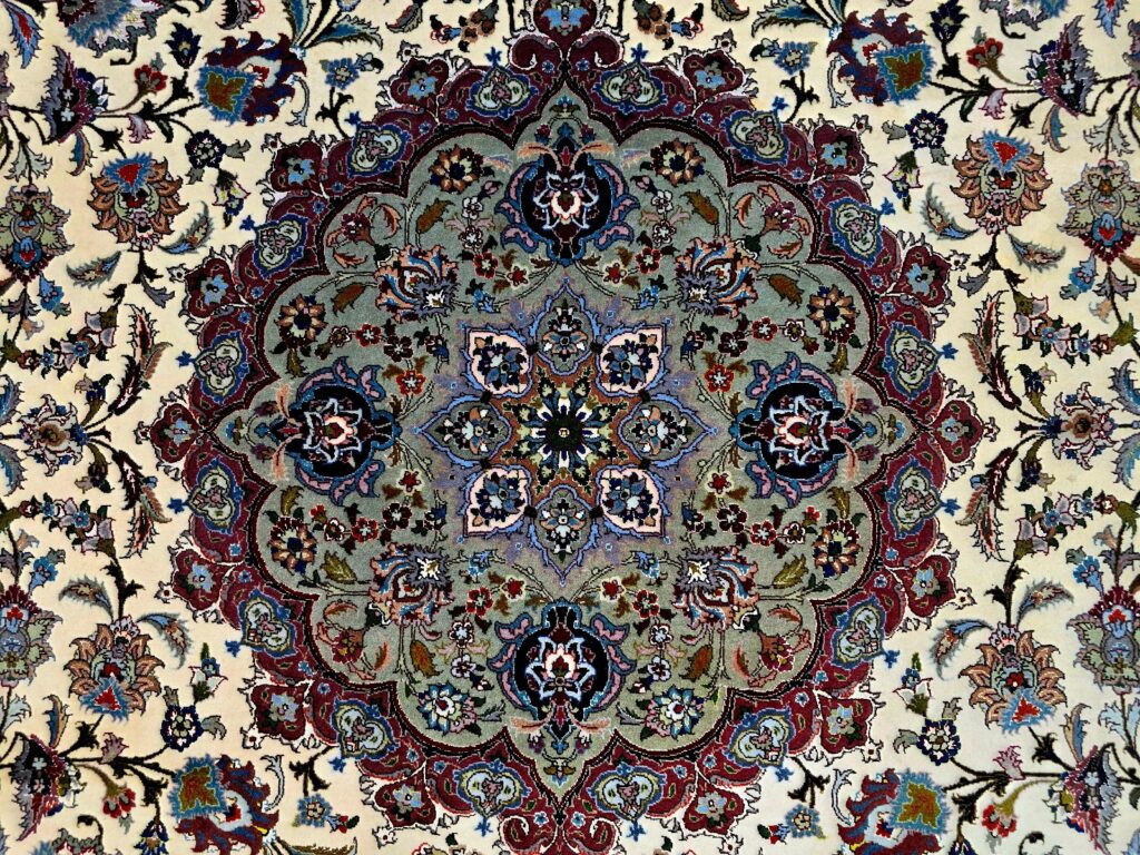 Perserteppich Tabriz 355 x 252 cm Schurwolle handgeknüpft