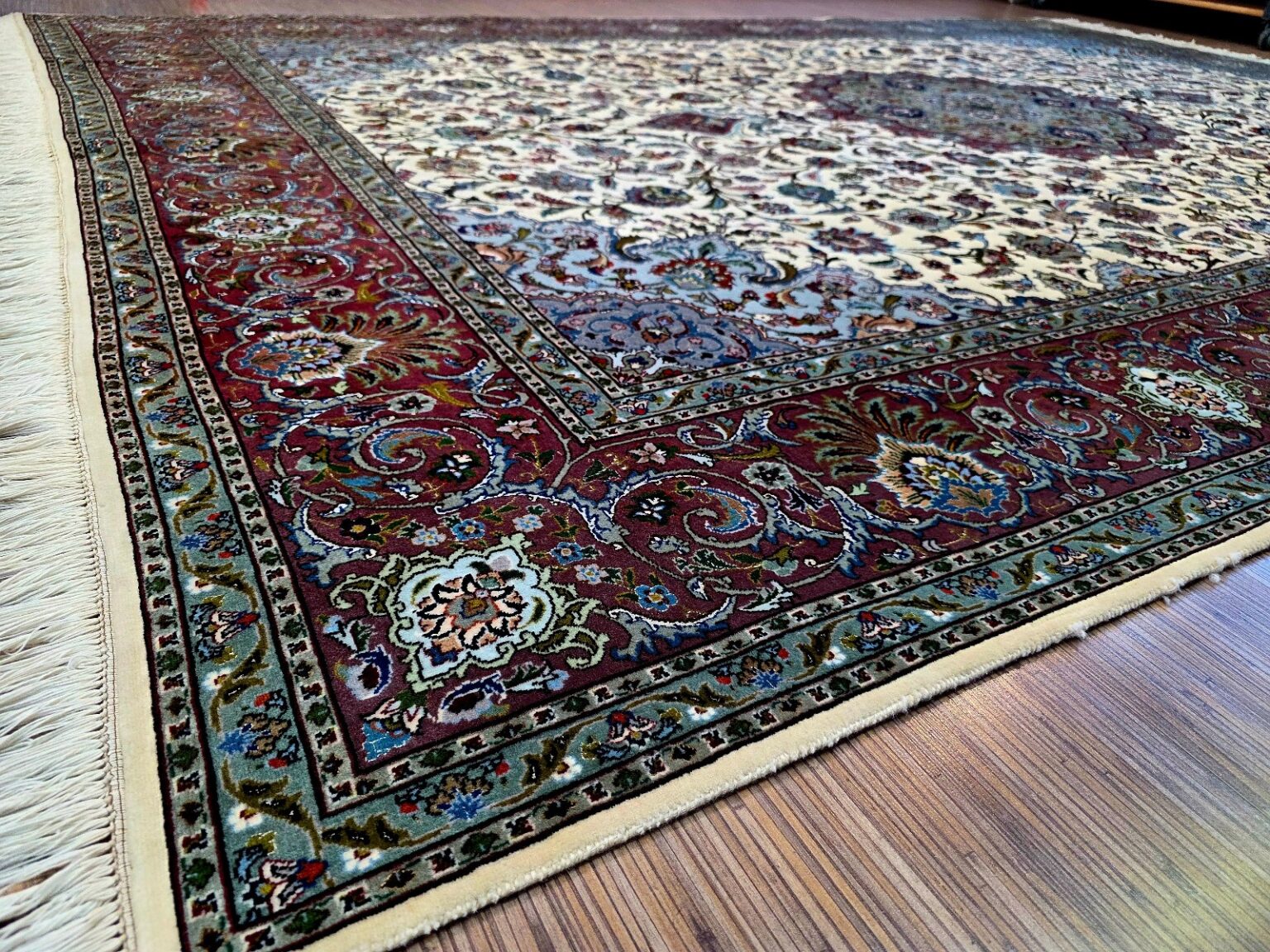 Perserteppich Tabriz 355 x 252 cm Schurwolle handgeknüpft