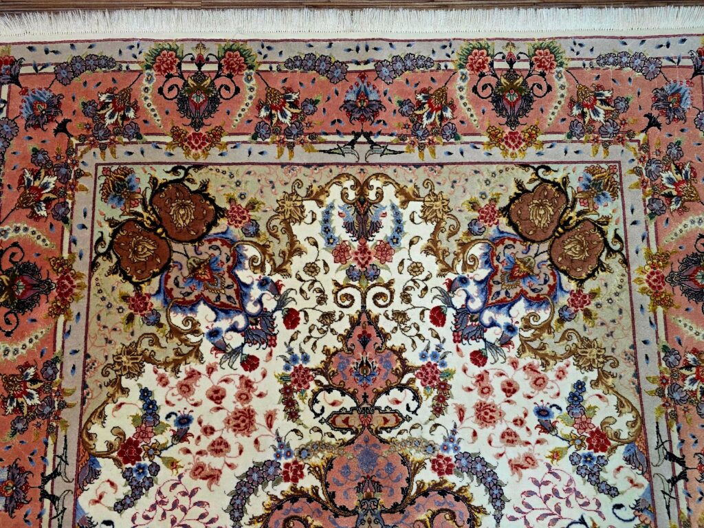 Perserteppich Tabriz 206 x 150 cm Schurwolle handgeknüpft