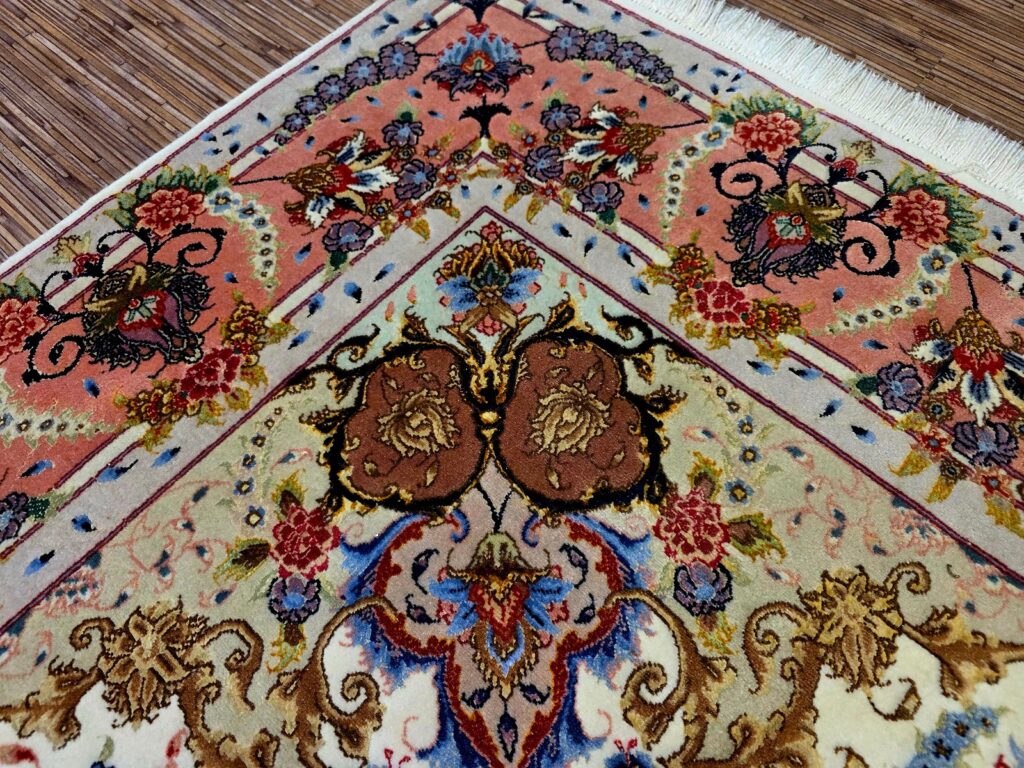 Perserteppich Tabriz 206 x 150 cm Schurwolle handgeknüpft