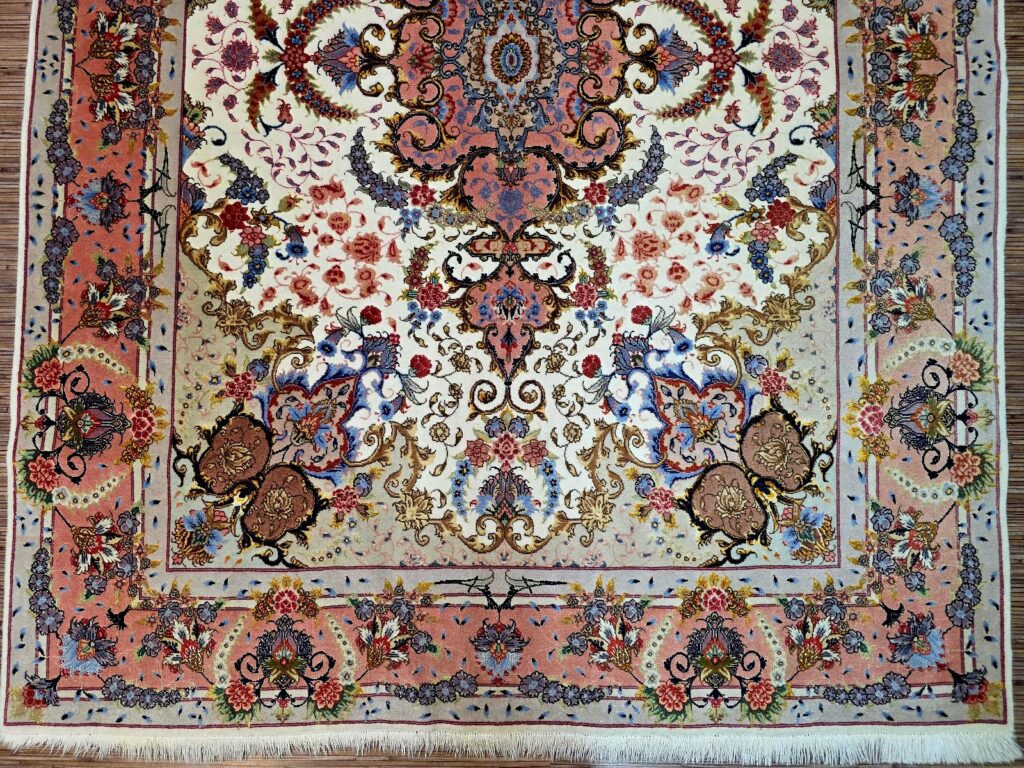 Perserteppich Tabriz 206 x 150 cm Schurwolle handgeknüpft