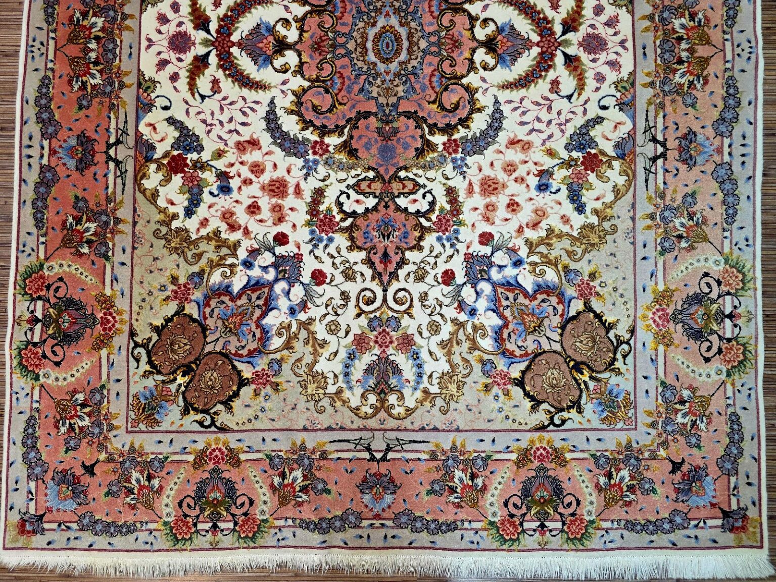 Perserteppich Tabriz 206 x 150 cm Schurwolle handgeknüpft