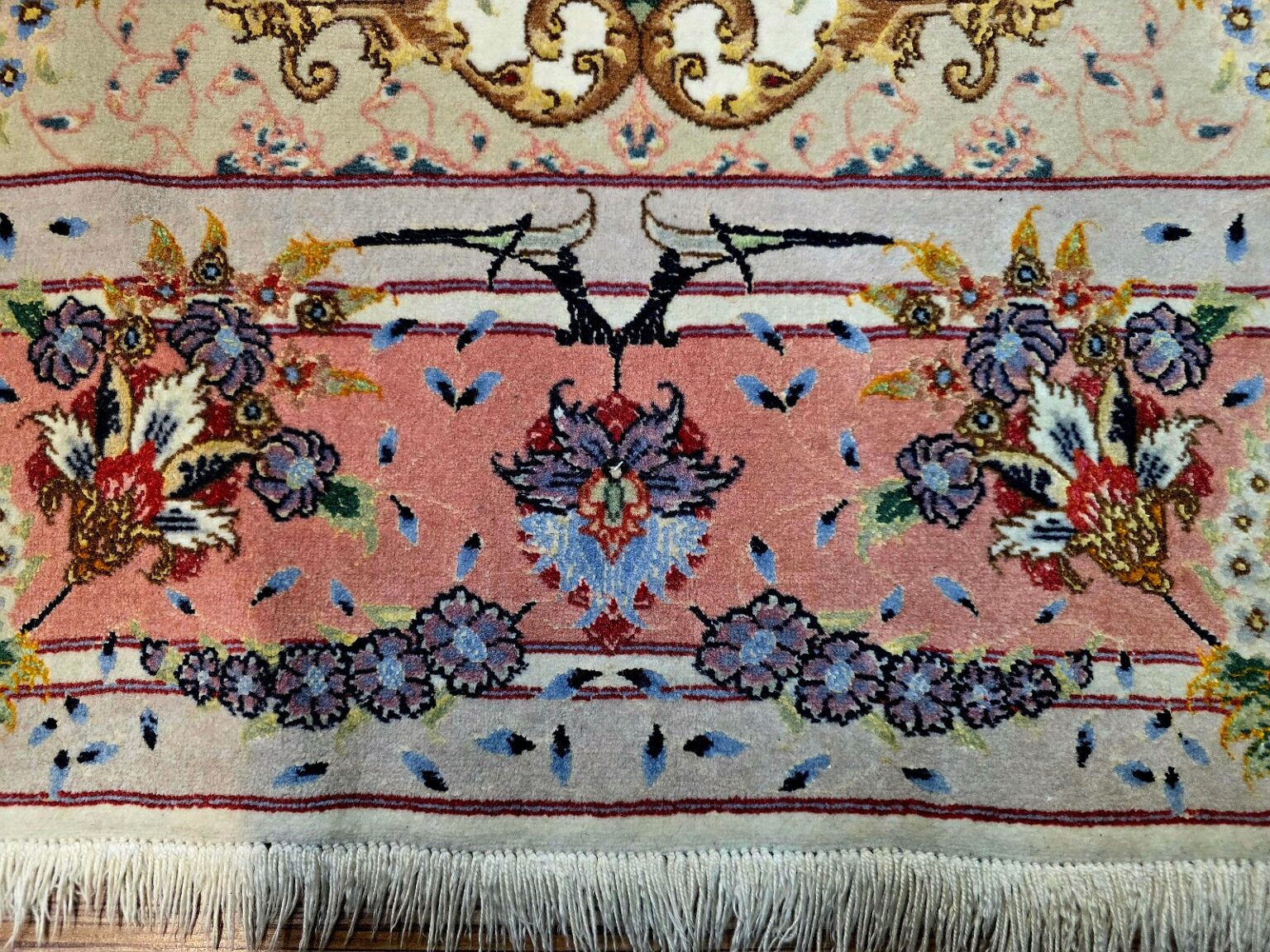 Perserteppich Tabriz 206 x 150 cm Schurwolle handgeknüpft