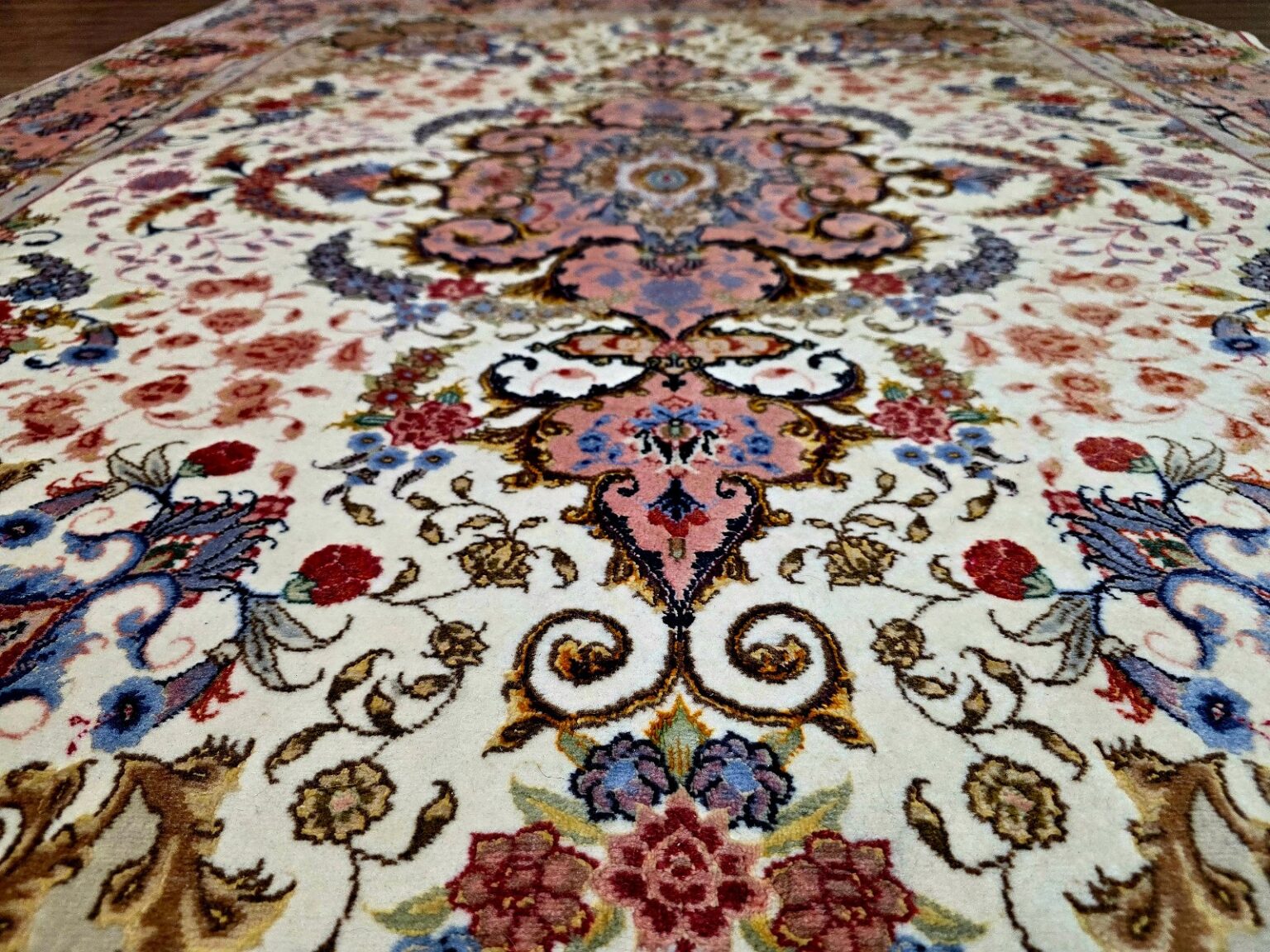 Perserteppich Tabriz 206 x 150 cm Schurwolle handgeknüpft