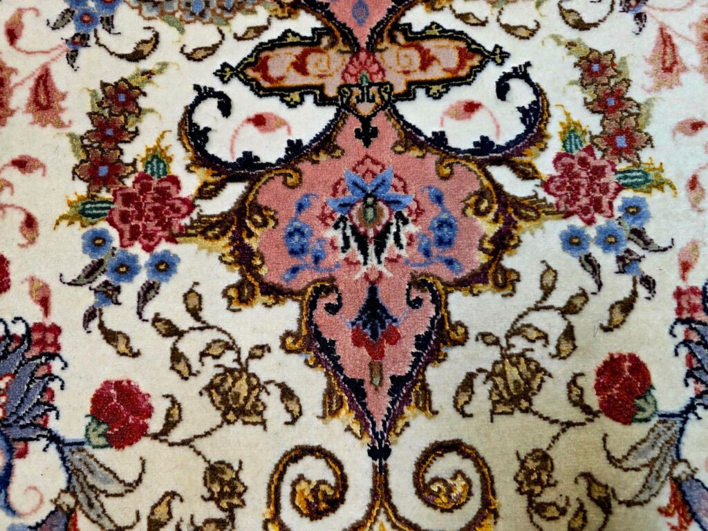 Perserteppich Tabriz 206 x 150 cm Schurwolle handgeknüpft