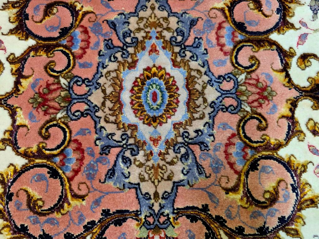 Perserteppich Tabriz 206 x 150 cm Schurwolle handgeknüpft