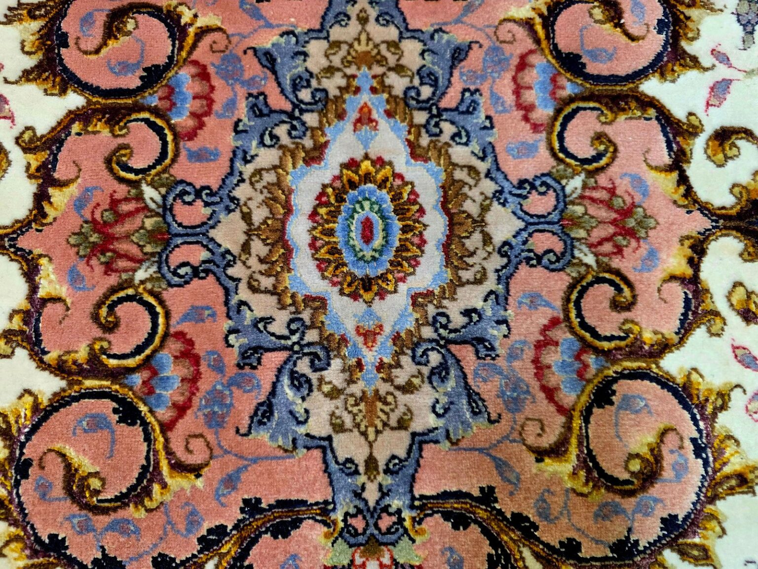 Perserteppich Tabriz 206 x 150 cm Schurwolle handgeknüpft