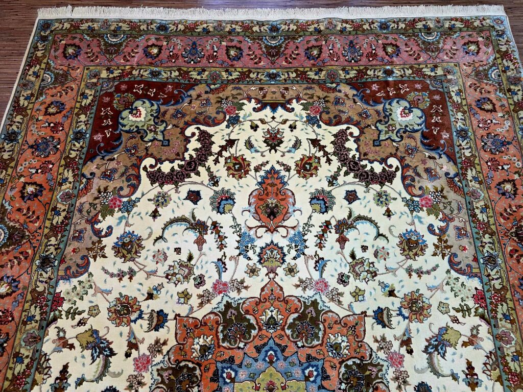 Perserteppich Tabriz 302 x 204 cm Schurwolle handgeknüpft