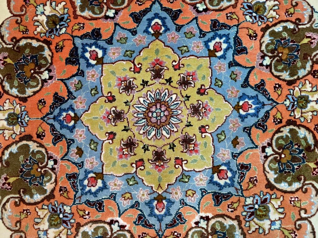 Perserteppich Tabriz 302 x 204 cm Schurwolle handgeknüpft