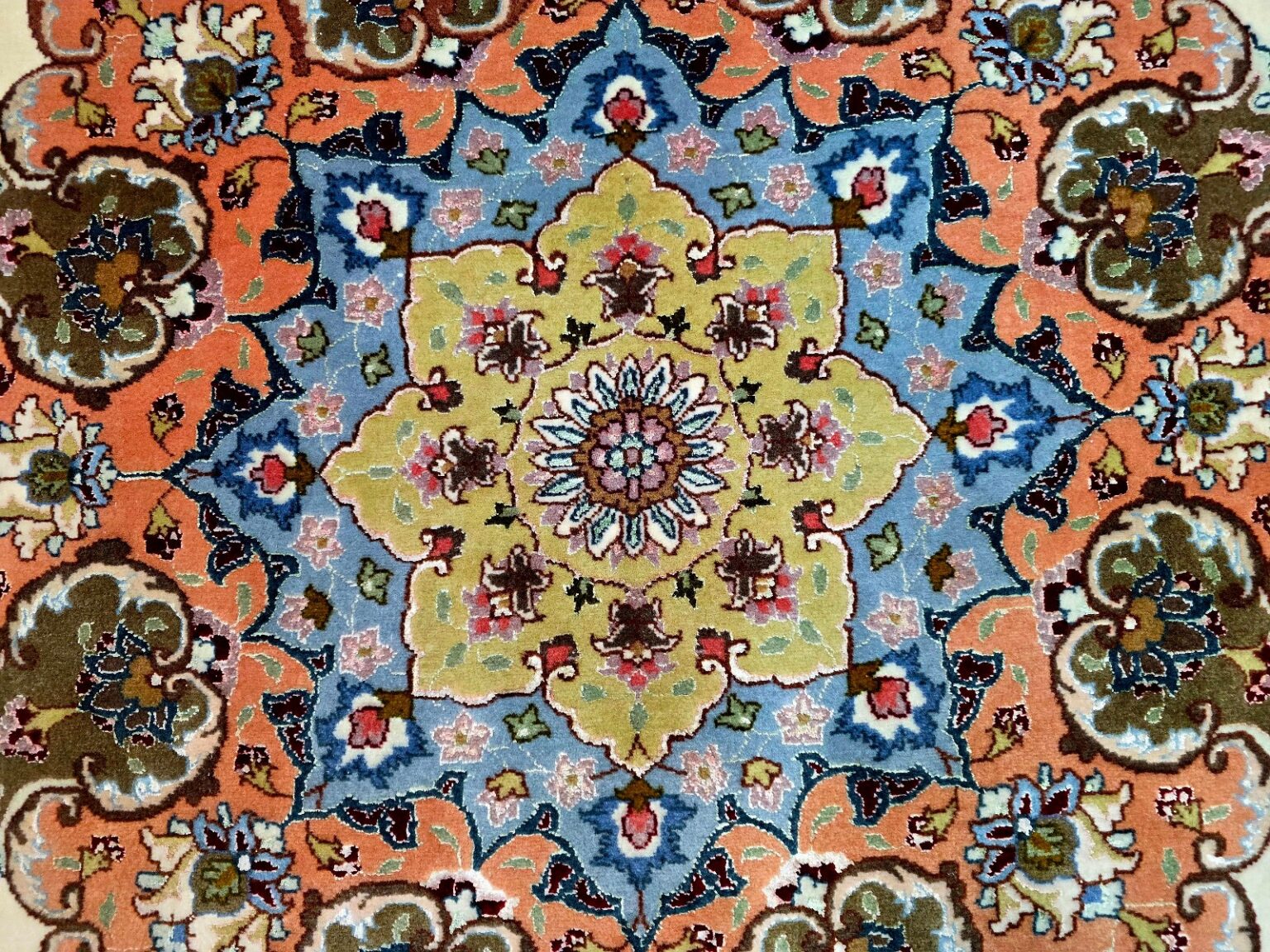 Perserteppich Tabriz 302 x 204 cm Schurwolle handgeknüpft