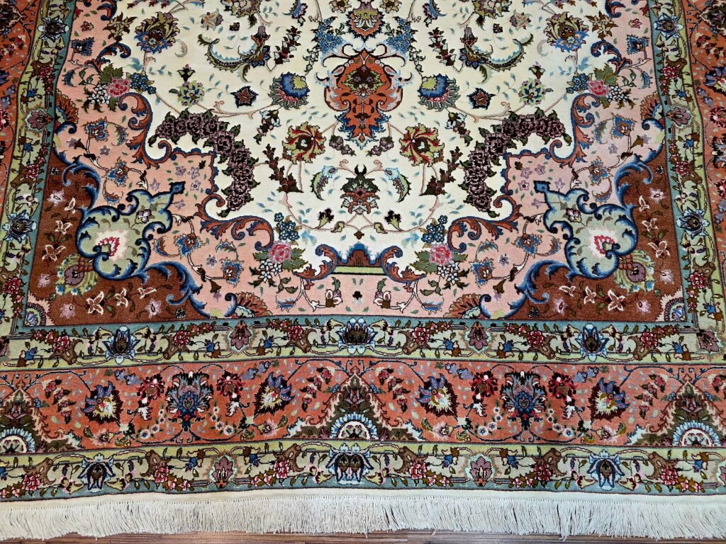 Perserteppich Tabriz 302 x 204 cm Schurwolle handgeknüpft