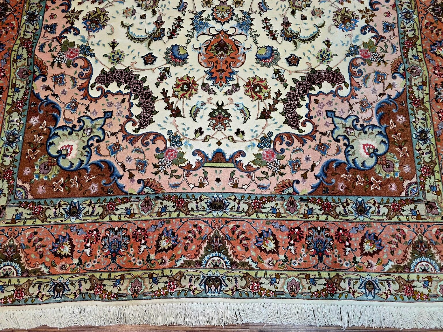 Perserteppich Tabriz 302 x 204 cm Schurwolle handgeknüpft