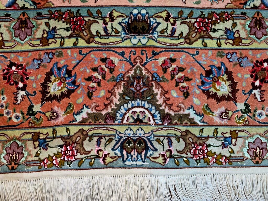 Perserteppich Tabriz 302 x 204 cm Schurwolle handgeknüpft