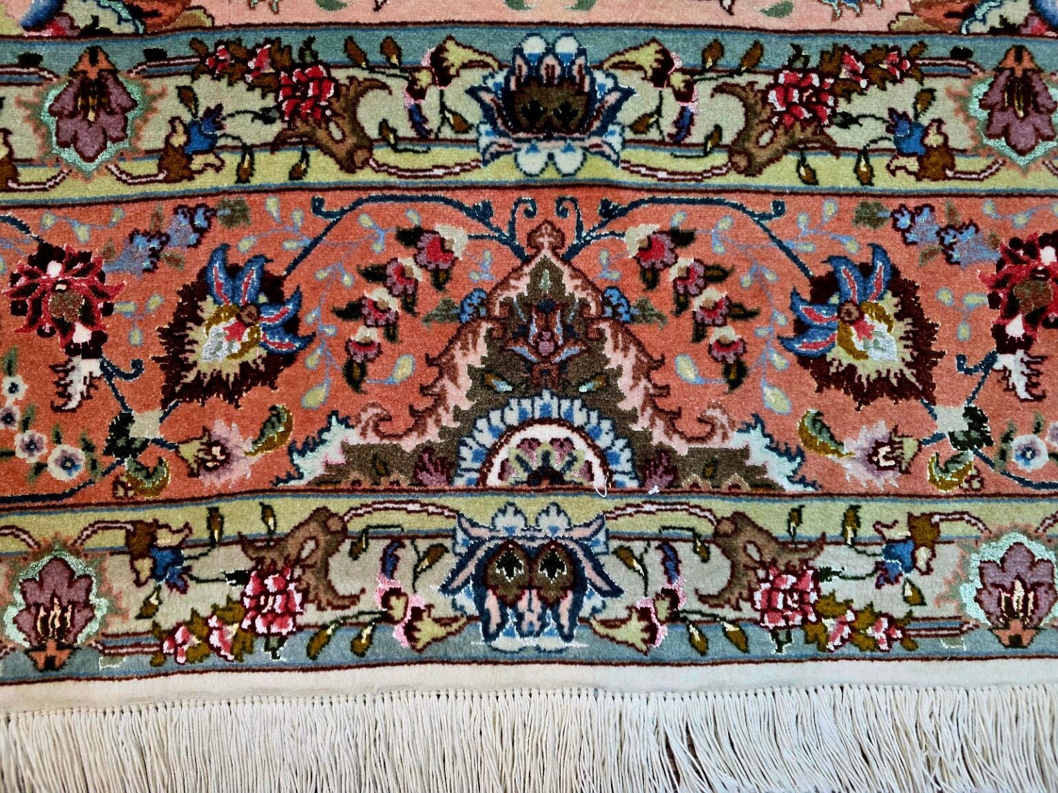 Perserteppich Tabriz 302 x 204 cm Schurwolle handgeknüpft