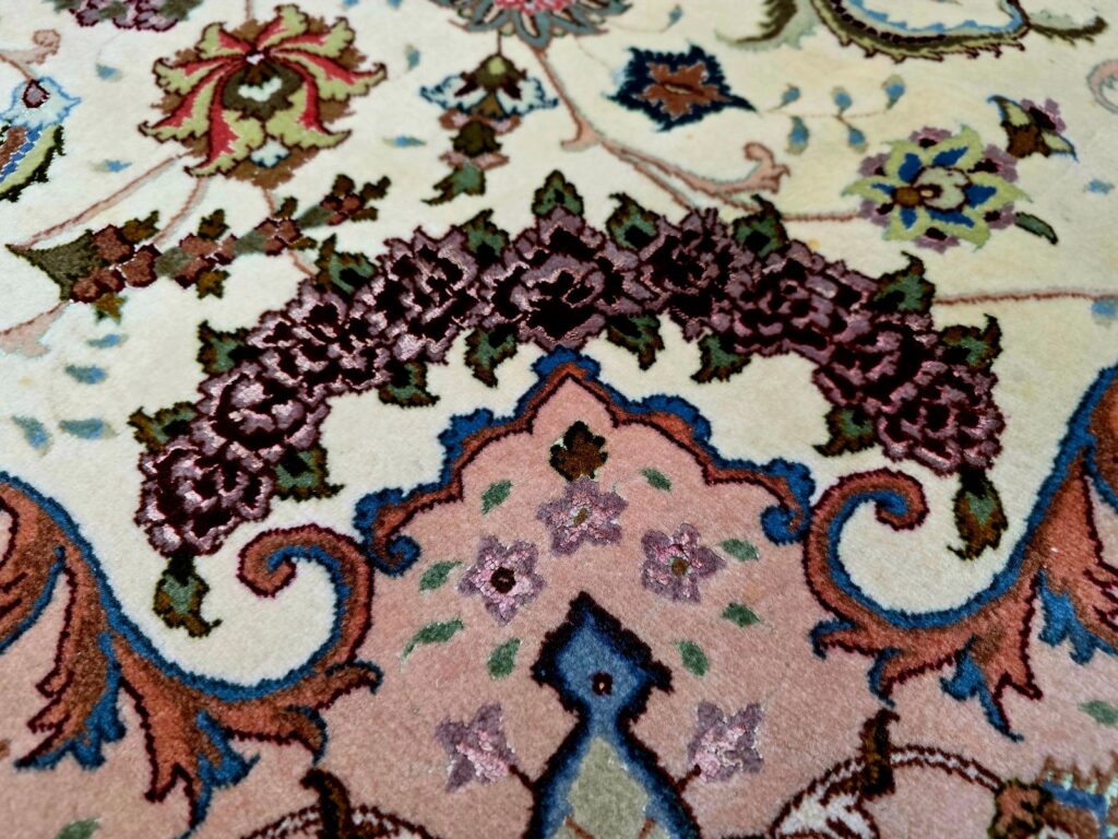 Perserteppich Tabriz 302 x 204 cm Schurwolle handgeknüpft
