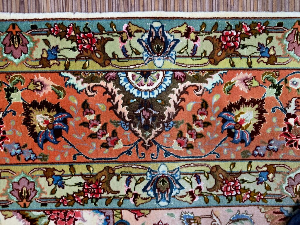 Perserteppich Tabriz 302 x 204 cm Schurwolle handgeknüpft