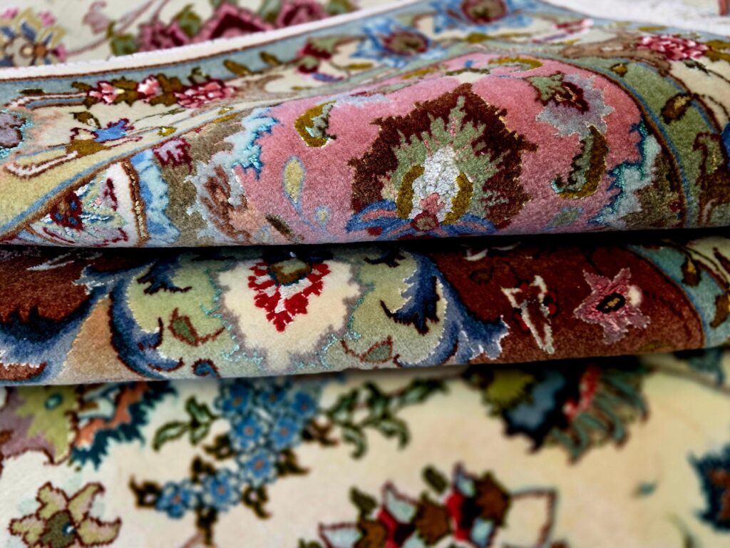 Perserteppich Tabriz 302 x 204 cm Schurwolle handgeknüpft