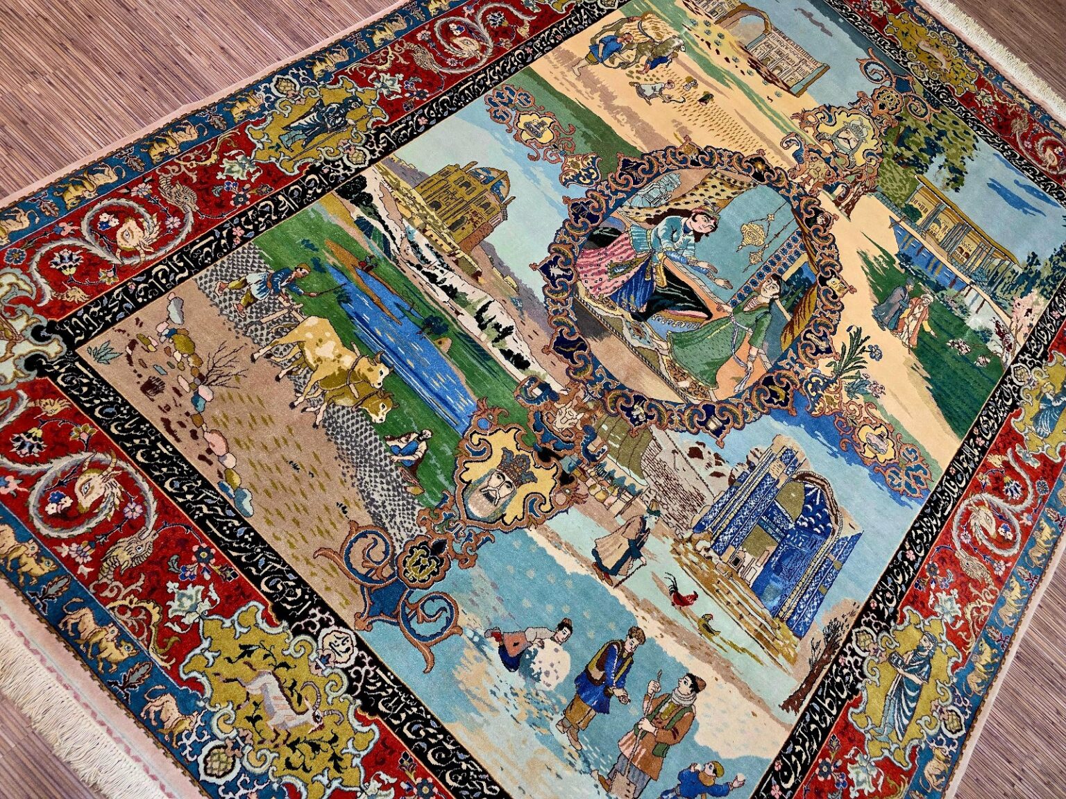 Perserteppich Tabriz 290 x 205 cm Schurwolle handgeknüpft