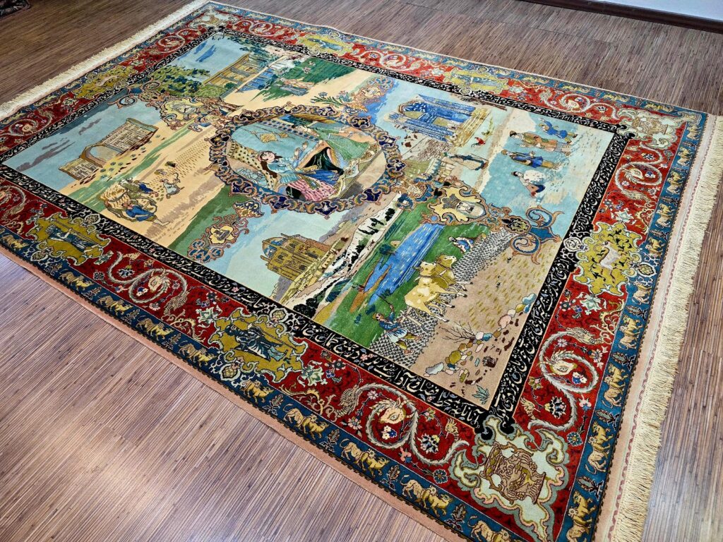 Perserteppich Tabriz 290 x 205 cm Schurwolle handgeknüpft