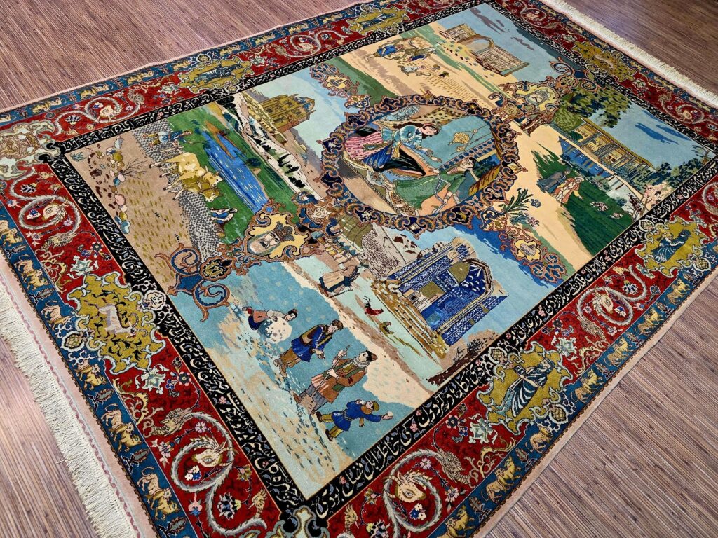 Perserteppich Tabriz 290 x 205 cm Schurwolle handgeknüpft