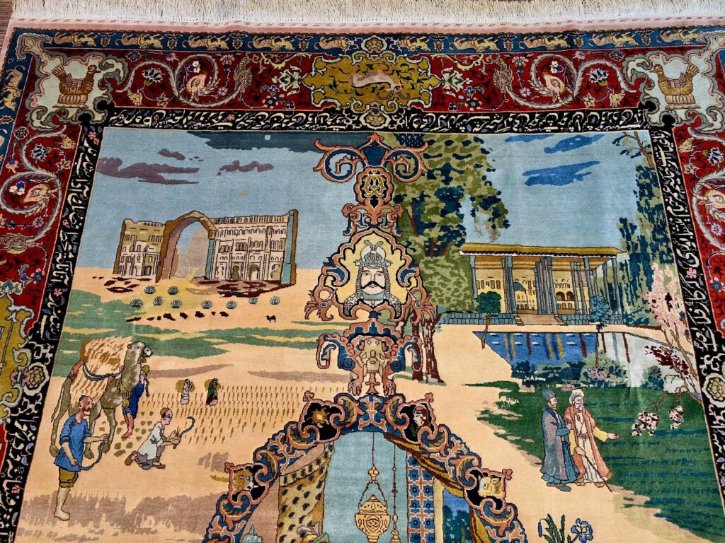 Perserteppich Tabriz 290 x 205 cm Schurwolle handgeknüpft