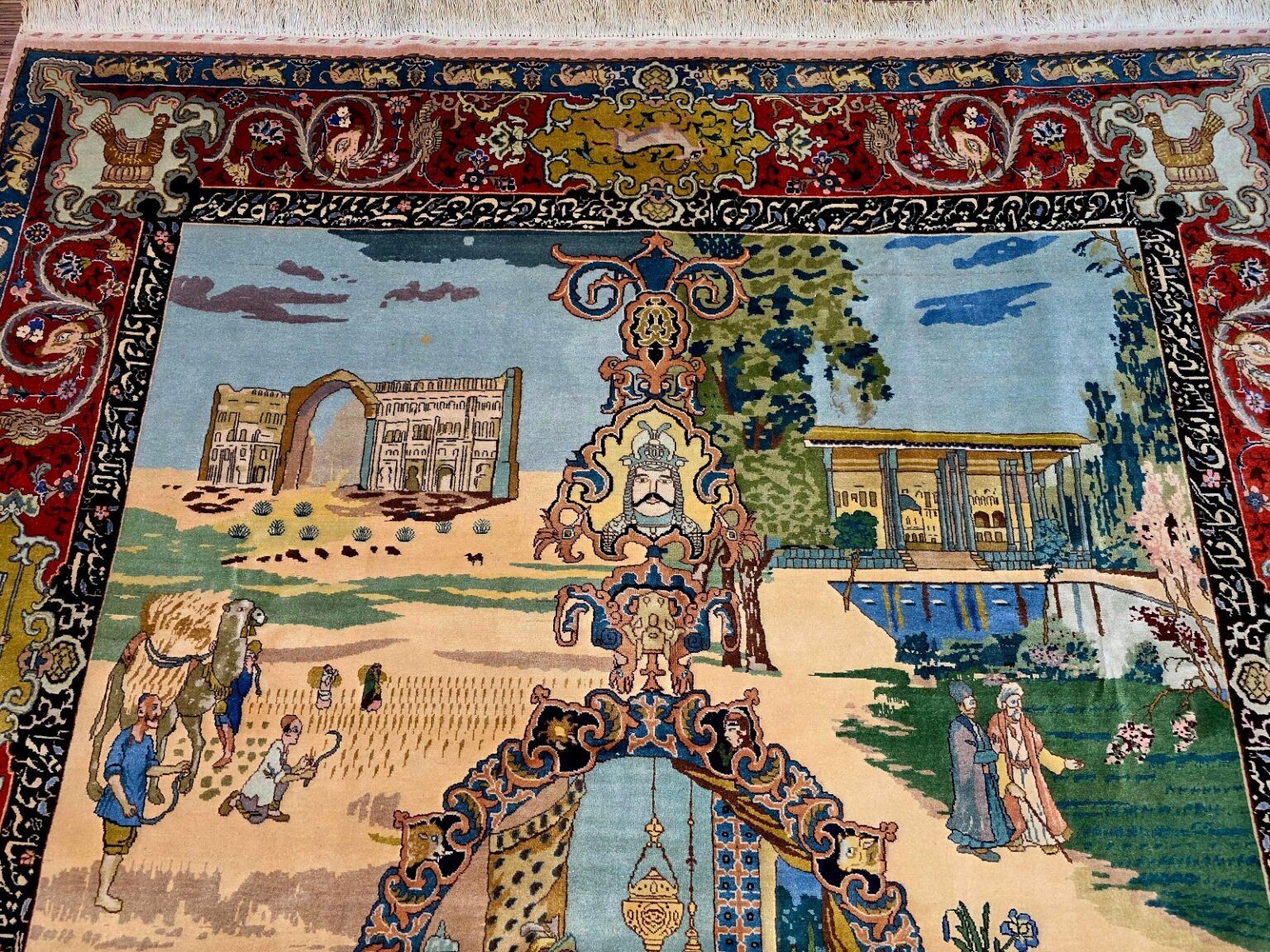 Perserteppich Tabriz 290 x 205 cm Schurwolle handgeknüpft