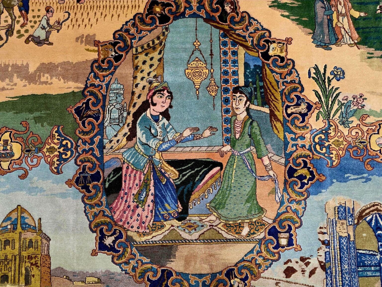 Perserteppich Tabriz 290 x 205 cm Schurwolle handgeknüpft