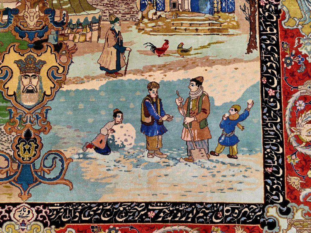 Perserteppich Tabriz 290 x 205 cm Schurwolle handgeknüpft