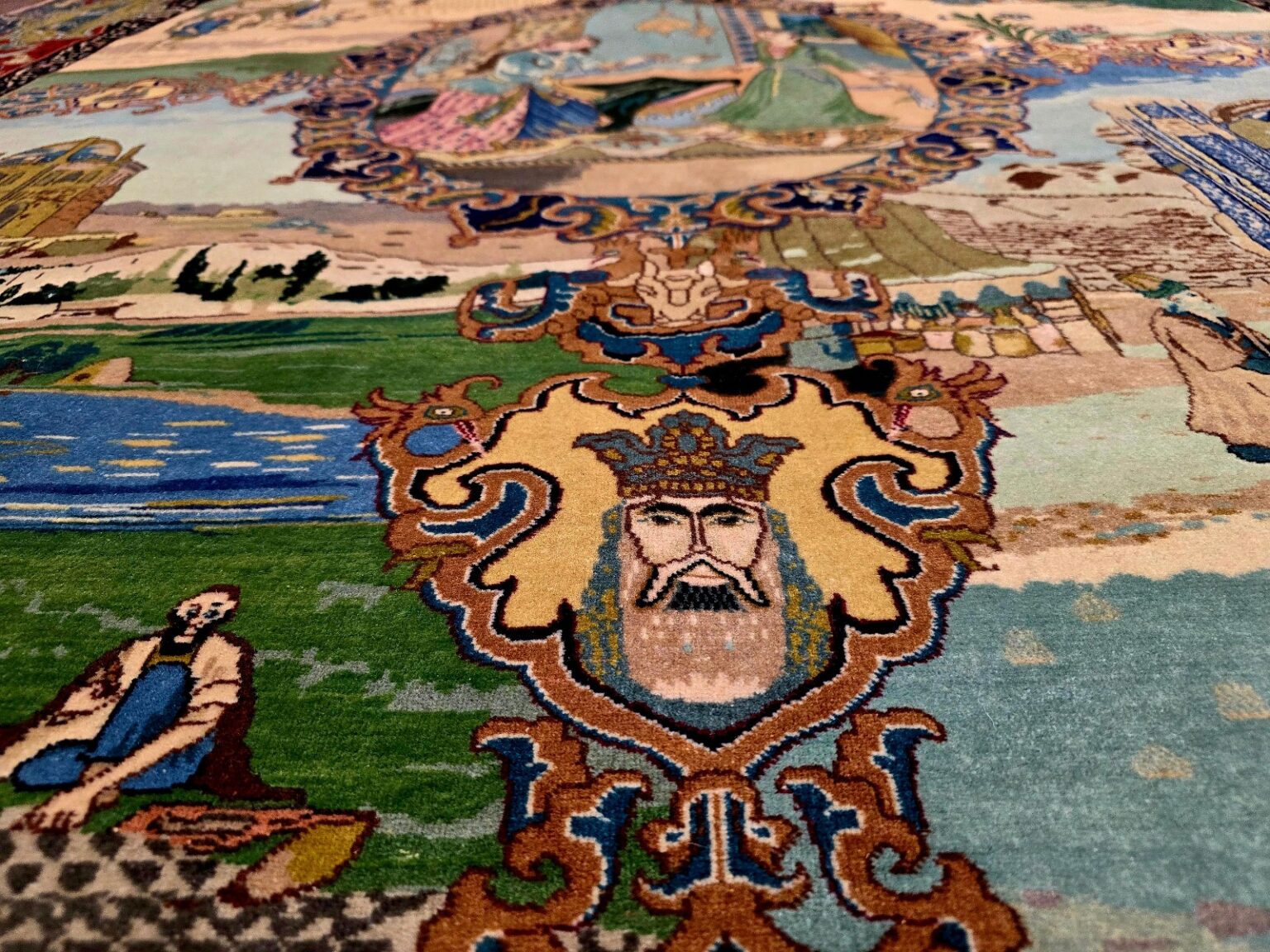 Perserteppich Tabriz 290 x 205 cm Schurwolle handgeknüpft